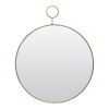 Miroir rond laiton diamètre 38cm HOUSE DOCTOR