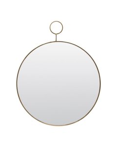 Miroir rond laiton diamètre 38cm HOUSE DOCTOR