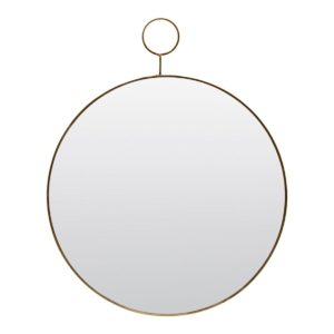 Miroir rond laiton diamètre 38cm HOUSE DOCTOR