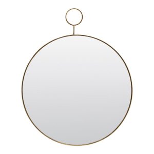 Miroir rond laiton diamètre 38cm HOUSE DOCTOR