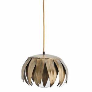 Suspension florale aspect laiton déco company