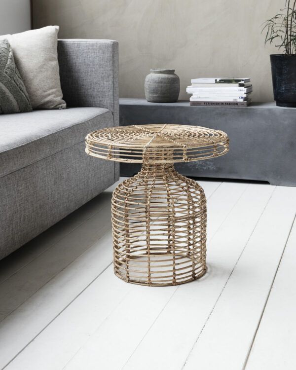 Table d'appoint rotin contemporaine HOUSE DOCTOR