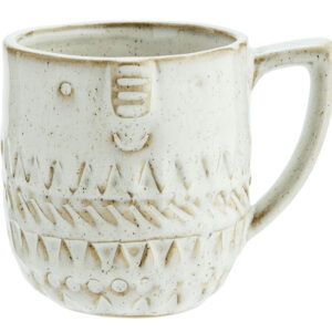 Tasse en grès Madam Stoltz visage 9cmx9cm