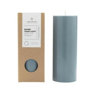 Bougie pilier bleue originalhome