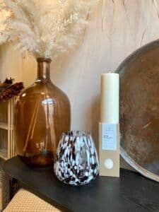 Vase en verre tacheté Madam Stoltz