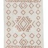 Tapis coton à pompons 140x200cm