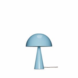 Lampe métal champignon bleue DIAM25cm HT33cm HUBSCH