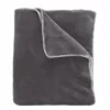 Plaid gris ultra doux La Maison de Lilo