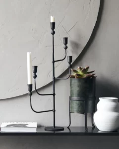 Grand chandelier noir