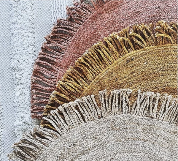 Tapis en jute naturel